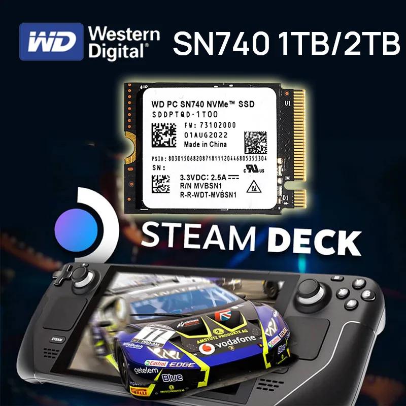   2230 WD SN740, 2TB 1TB NVMe PCIe 4.0 M.2 SSD,  ũ GPD α ٸ ǽ Ʈ º ̴ PC ǻͿ